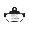 Plaquettes de frein organiques pour motocross EBC FA106TT