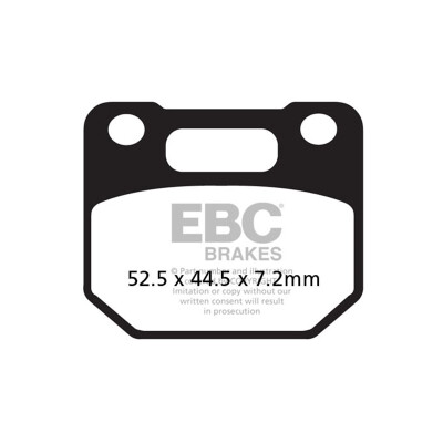 Plaquettes de frein organiques EBC FA110