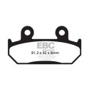 Plaquettes de frein frittées EBC pour motos sportives HH FA121HH