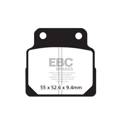 Plaquettes de frein organiques EBC FA122