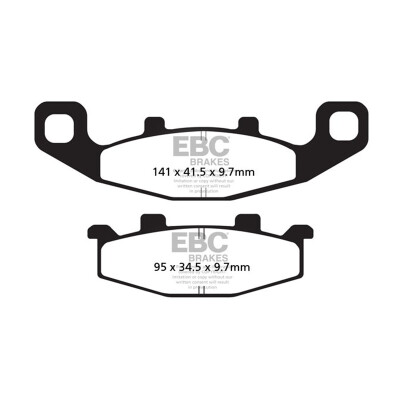 Plaquettes de frein frittées EBC Sportbike FA129HH