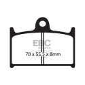 Plaquettes de frein frittées EBC pour motos sportives HH FA145HH