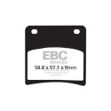 Plaquettes de frein organiques EBC FA146