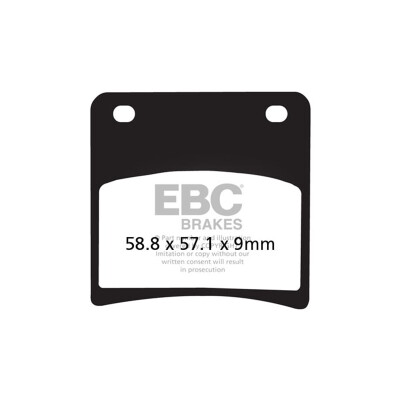 Plaquettes de frein organiques EBC FA146