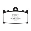 Plaquettes de frein frittées EBC pour motos sportives HH FA158HH