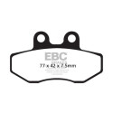 Plaquettes de frein organiques EBC FA167