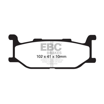 Plaquettes de frein frittées EBC pour motos sportives HH FA179HH