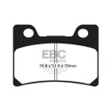 Plaquettes de frein frittées EBC pour motos sportives HH FA182HH