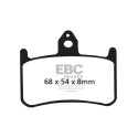 Plaquettes de frein organiques EBC FA187