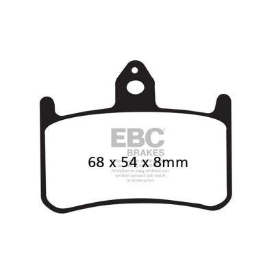 Plaquettes de frein organiques EBC FA187