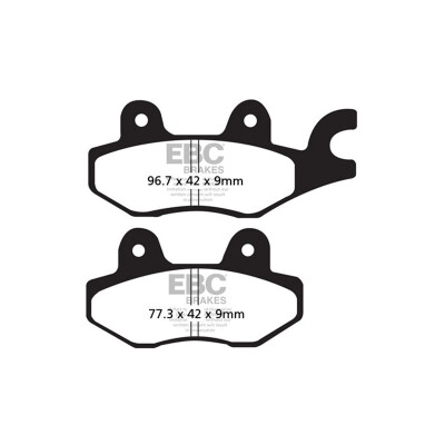 Plaquettes de frein organiques EBC FA197