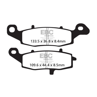 Plaquettes de frein organiques EBC FA229