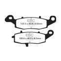 Plaquettes de frein frittées EBC pour motos sportives HH FA231HH