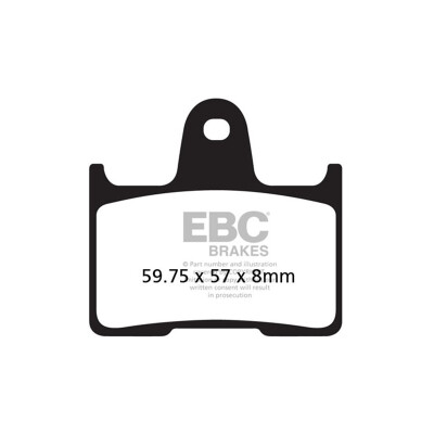 Plaquettes de frein organiques EBC FA254