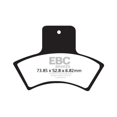 Plaquettes de frein organiques tout-terrain EBC FA270TT