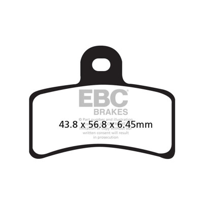Plaquettes de frein organiques EBC FA291