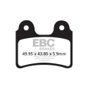 Plaquettes de frein organiques pour motocross EBC FA303TT