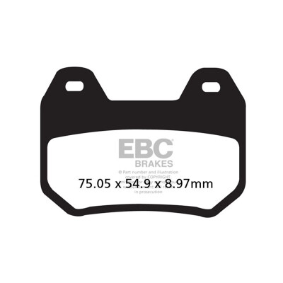 Plaquette de frein organique EBC FA304
