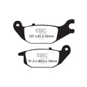Plaquettes de frein frittées EBC pour motos sportives FA343HH