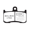 Plaquettes de frein frittées EBC pour motos sportives FA347HH
