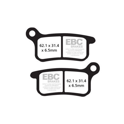 Plaquettes de frein tout-terrain EBC FA357TT