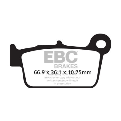 Plaquettes de frein tout-terrain EBC FA367TT
