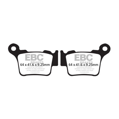 Plaquettes de frein frittées EBC tout-terrain FA368R