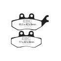 Plaquettes de frein organiques EBC FA374