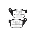 Plaquettes de frein frittées EBC pour motos sportives FA387HH