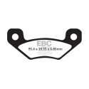 Plaquettes de frein frittées pour motocross EBC FA398R