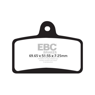Plaquettes de frein organiques EBC FA399