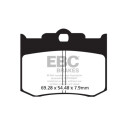 Plaquettes de frein frittées EBC pour motos sportives FA420HH