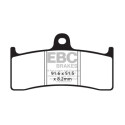 Plaquettes de frein frittées EBC pour motos sportives HH FA424HH
