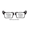 Plaquettes de frein frittées EBC pour motos sportives HH FA436HH