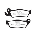 Plaquettes de frein frittées EBC pour motos sportives HH FA438HH