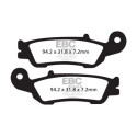 Plaquettes de frein organiques pour motocross EBC FA450TT