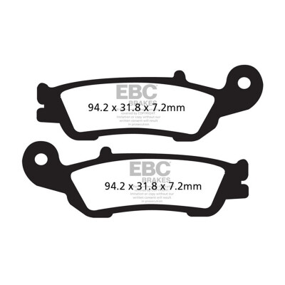Plaquettes de frein organiques pour motocross EBC FA450TT