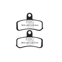 Plaquettes de frein frittées EBC pour motos sportives FA457HH
