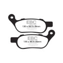 Plaquettes de frein frittées EBC pour motos sportives HH FA458HH