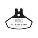 Plaquettes de frein motocross frittées EBC FA468R