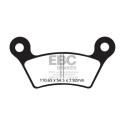 Plaquettes de frein semi-frittées EBC V-PAD FA473V