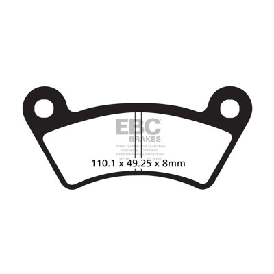 Plaquettes de frein tout-terrain EBC FA482TT