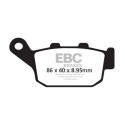 Plaquettes de frein frittées EBC pour motos sportives FA496HH