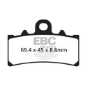 Plaquettes de frein organiques EBC FA606