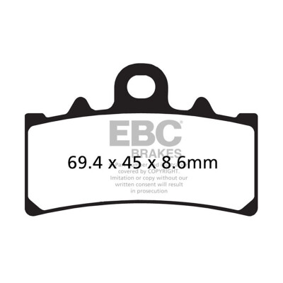 Plaquettes de frein organiques EBC FA606