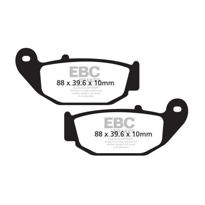 Plaquettes de frein organiques EBC FA629