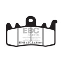 Plaquettes de frein frittées EBC pour motos sportives FA630HH