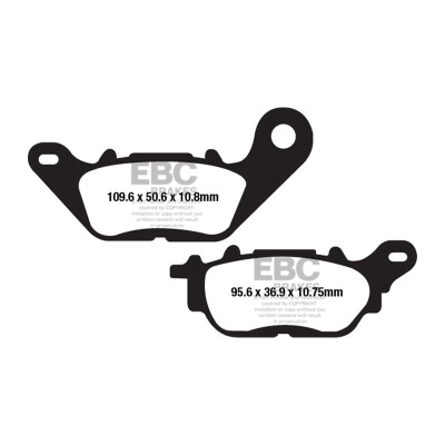 Plaquettes de frein frittées EBC Sportbike FA662HH