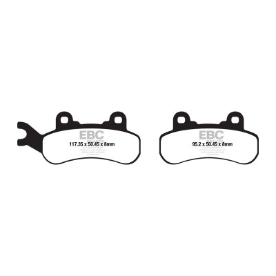 Plaquettes de frein tout-terrain EBC FA683TT