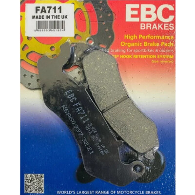 Plaquettes de frein organiques EBC FA711